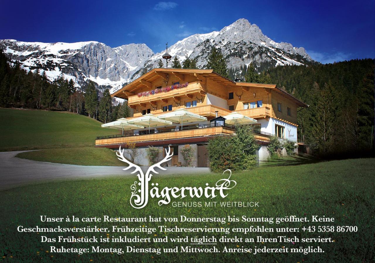 Boutique-Pension Jaegerwirt Scheffau am Wilden Kaiser Luaran gambar
